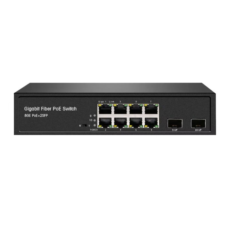 Managed Gigabit Poe Switch 8 Port 802.3At - OEM ODM 8-портовый сетевой коммутатор с